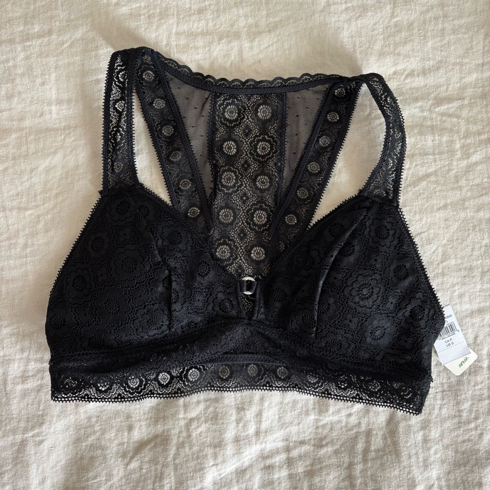 Aerie Black Lace Bralette